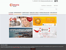 Tablet Screenshot of camaralicante.com